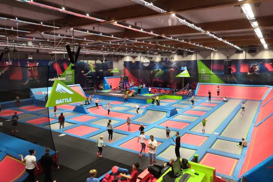 of the Month: We explored a trampoline park Rush Helsinki - jumps, fun, Birthdays events! | Like Finland