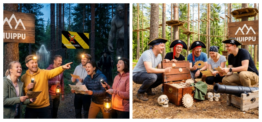 Seikkailupuisto Huipun pakopelit
