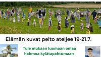 Elämän kuvat pelto - Mosaiikkiateljee Leena Nio